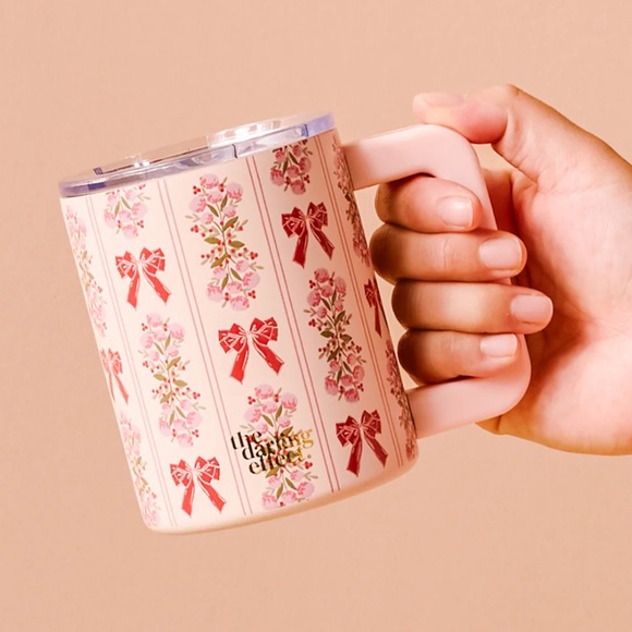 NEW The Darling Effect Oh So Merry 14 oz Insulated Mug - Picture 3 of 7